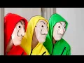 Lagu COLOR CREW MONEY HEIST || WAKE UP and Go To Get The HEAVY NERF GUN ( Funny Action Series )