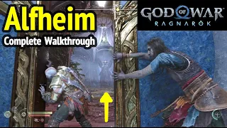 God of War Ragnarok Alfheim Complete Walkthrough GoW Ragnarok