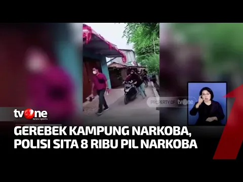 Polisi Gerebek Kampung Narkoba, 17 Pemakai Diamankan Beserta Barang Bukti