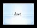 Java Programming Language For Beginners - Part1