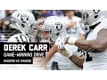 Derek Carr Leads Raiders Game-Winning Drive Raiders vs Ravens NFL