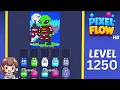 Pixel Flow Level 1250 Solution Walkthrough
