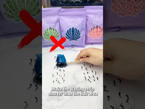 Game changer! #yeelen #yeelenwax #waxingkit #waxing #hardwax #waxbeads #asmr