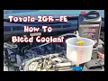 Toyota Sienna 2GR-FE Coolant Flush and How to Bleed All The Air Out
