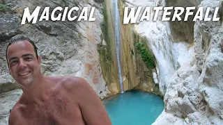 Dimosari Waterfall – We found a MAGICAL WATERFALL near Nydri on Lefkada Island in Greece