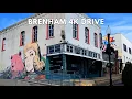 Brenham Texas 4K Driving Tour Colorful Murals Charming Streets