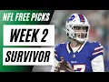 NFL Survivor Pool Picks Week 2 NFL Survivor Strategy NFL Picks Week 2
