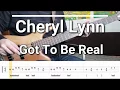 Download Lagu Cheryl Lynn - Got To Be Real (Bass Cover) TABS