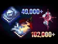 Terraria Super Buffed Frost Bolt Frigidflash Bolt vs Calamity Mod Boss rush