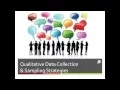 Qualitative Data Collection