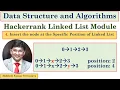 4 Insert a node at the specific Position in a Linked List Hackerrank Linked List Module