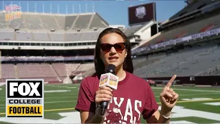 Charlotte Wilder s Texas A M college stadium tour Ultimate College Football Road Trip CFB on FOX
