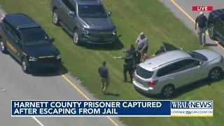 Harnett County prisoner captured after escaping jail