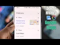 Delete Google Maps Search History on iPhone or Android How To