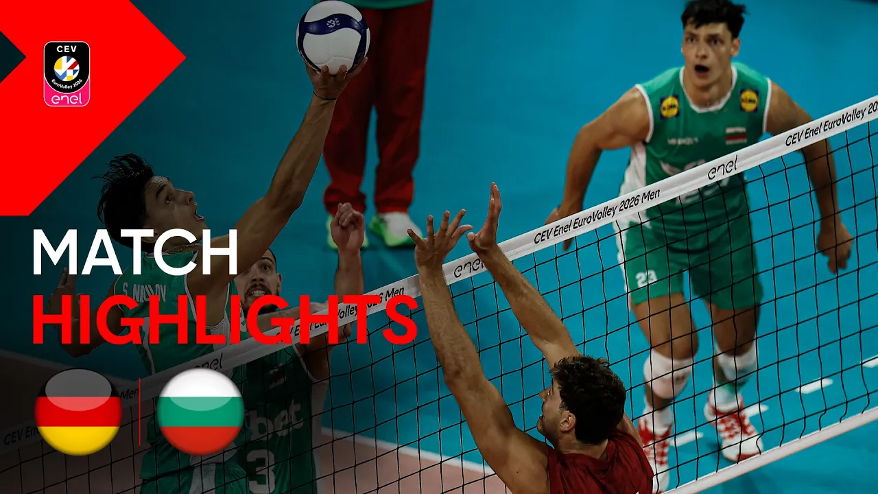 Highlights | Germany vs. Bulgaria | CEV Enel EuroVolley 2026 Men | Eight Finals