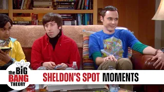 Sheldon S Spot Moments The Big Bang Theory 