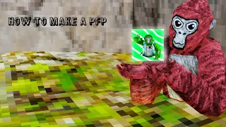 How to make a gorilla tag PFP