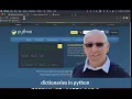 learn Python for Beginners dictionaries in Python how to create a dictionaries in python