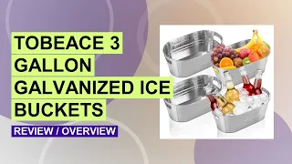 Review 4 Pcs Galvanized Tub Ice Buckets - Are They Worth It