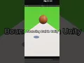 How to Make a Bouncing Ball in Unity No Code