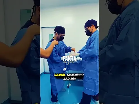 Alasan mengapa dokter selalu mengangkat tangan ketika selesai cuci tangan #faktaunik #faktamenarik