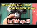 Lagu Pasang jalu stang motor tanpa balancer / polos (bolong)