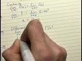 4-6 Using one-sided limits to make a piecewise function differentiable