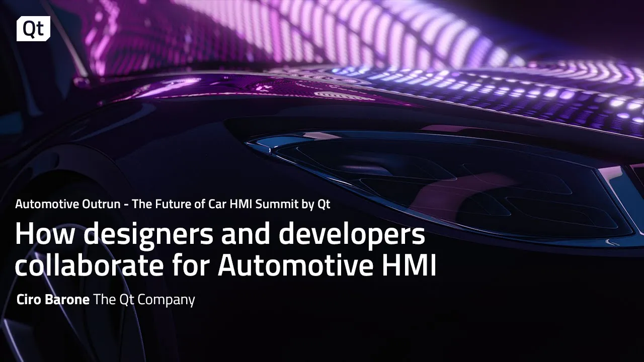 How designers and developers collaborate for Automotive HMI