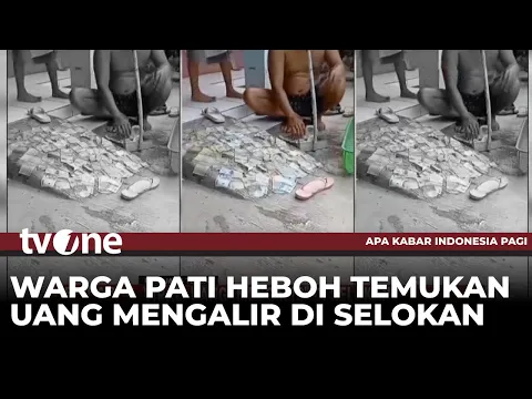 Viral, Uang 'Mengalir' di Selokan