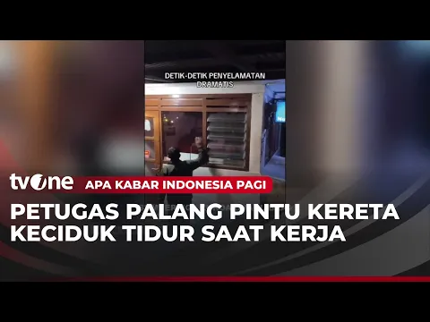 Viral Palang Pintu Tidak Tertutup Saat Kereta Melintas di Kediri