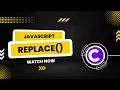 replace method in javascript javascript string tutorial in tamil