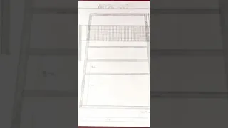 Volleyball court Drawing In Sheet