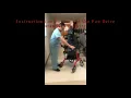 Instructions on how to use the F22 standard Drive Rollator