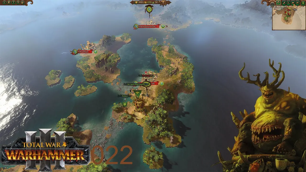 Total War Warhammer 3 Nurgle Immortal Empires #022 - Hold the passage!