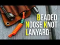 Download Lagu Tying A Beaded Noose Knot Lanyard On A Traditional Knife Tutorial