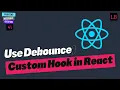 useDebounce Hook in React React Interview Question - 41