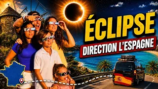 VLOG 🌑 VA-T-ON RÉUSSIR À VOIR L’ÉCLIPSE ? 😱Puis direction l’Espagne 🇪🇸 AVEC ROOM TOUR DE NOTRE VILLA