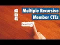 SQL Server Multiple Recursive Member CTEs
