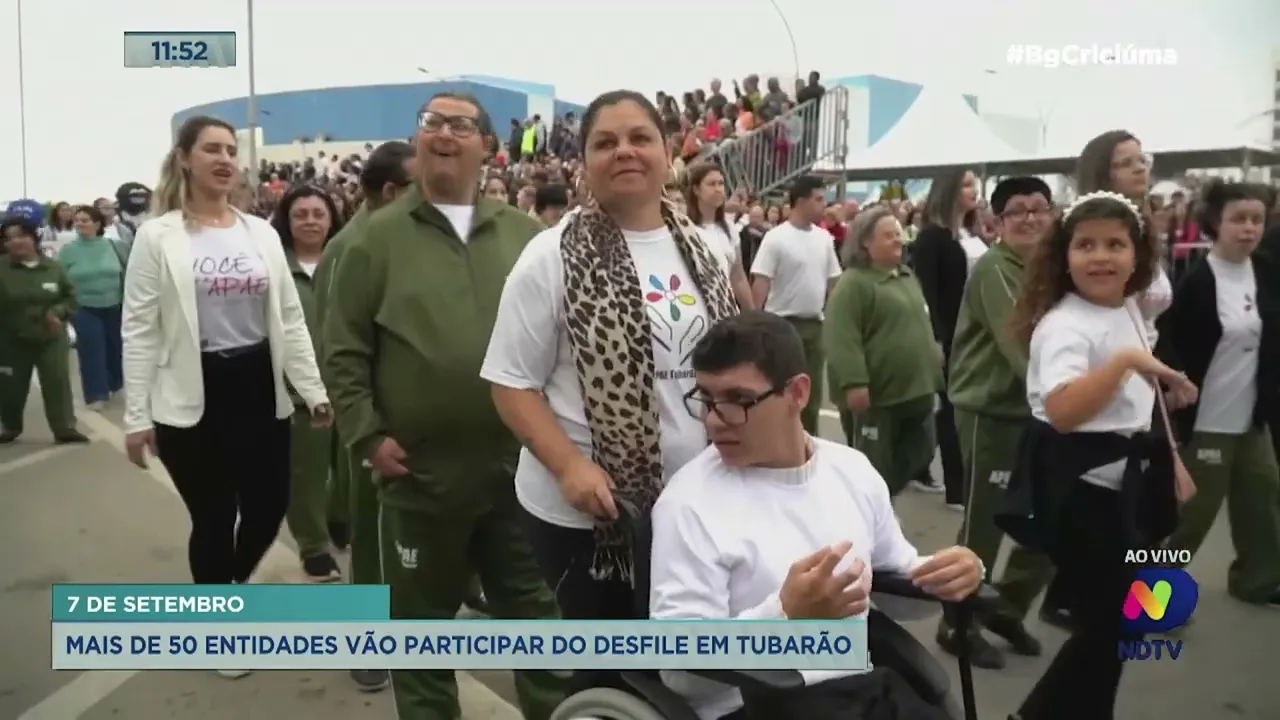 Saiba como vai funcionar o desfile cívico de Tubarão