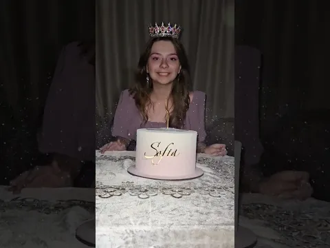 20 лет! торт с блестками