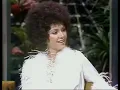 Victoria Principal on Carson promoting movie Eart uake 1974 with Fernando Lamas and Robert Blake