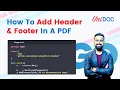 How To Add Header Footer In PDF file In Go