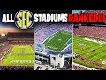 Ranking All sec stadiums in college football 2024