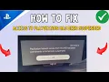 How to Fix Access to Playstation has been temporarily Suspended in PS5