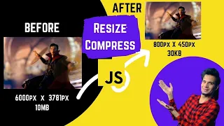 Resize Compress Images In JAVASCRIPT Client Side