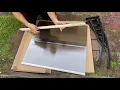 How to setup install the Front Patio Cover Awning - UV Protector review