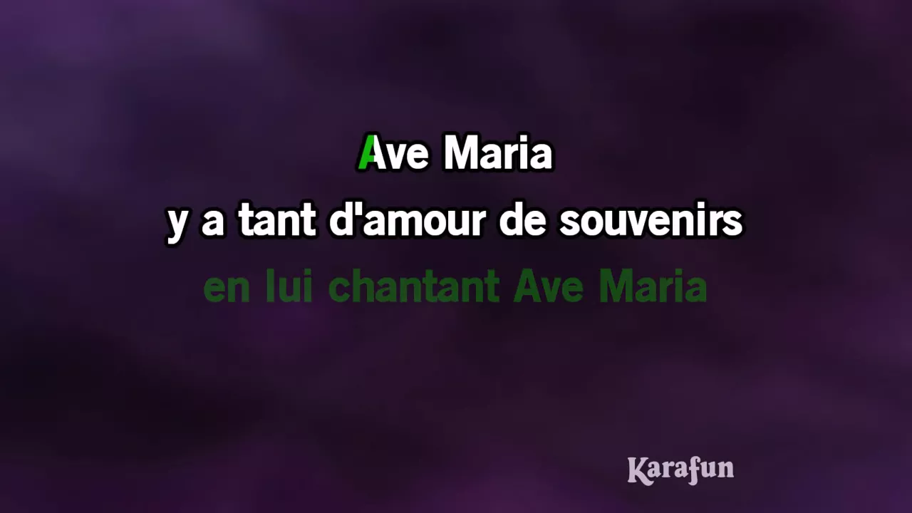 Karaoké La mamma - Charles Aznavour *
