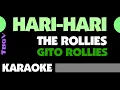 The Rollies - HARI HARI - Karaoke. Gito Rollies