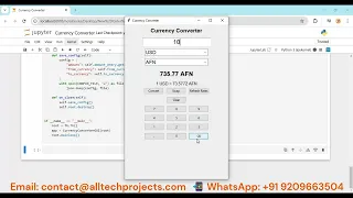 Currency Converter in Python With GUI Python Project Source Code