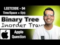 Binary Tree Inorder Traversal - Leetcode 94 Python